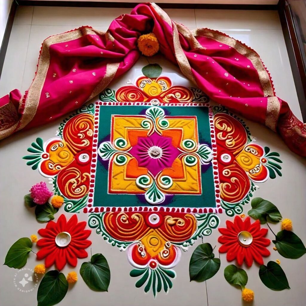 Karwa Chauth 2024 Beautiful Rangoli Designs